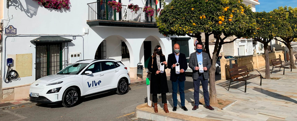 Otura, erste Gemeinde in Granada, die das Projekt VIVe installiert
